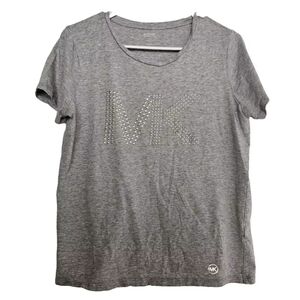 Michael Kors MK Grey Shirt Top Size Medium
